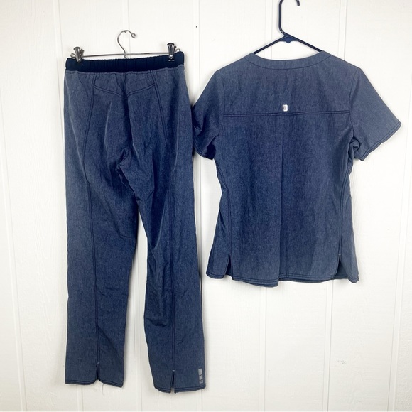 ScrubStar Scrub Set Nurse CNA Medical Healthcare Scrubs Size Small - Picture 2 of 6